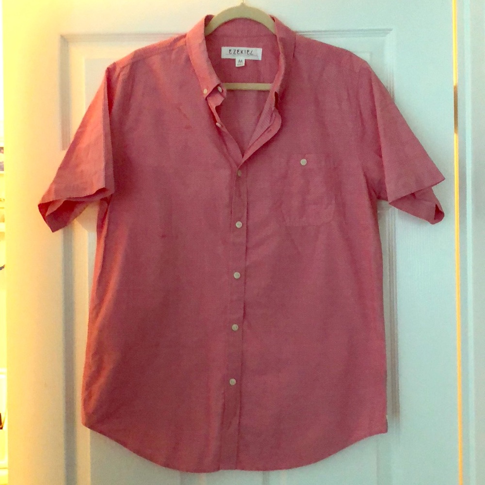 Ezekiel Light Red Collared Shirt